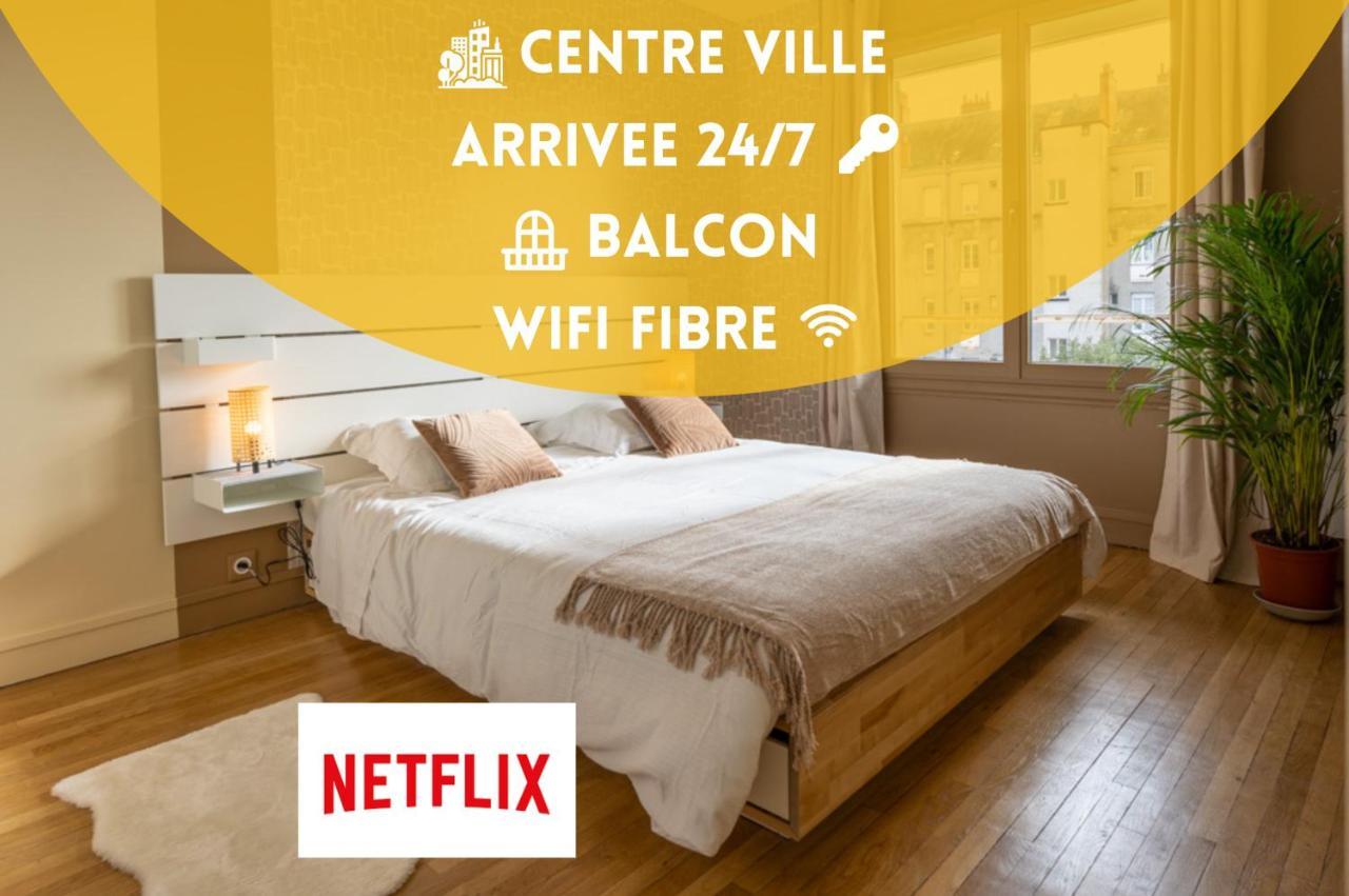 Tours Centre - Proche Gare - Parking Velo - Balcon - Arrivee Autonome Apartment Exterior foto